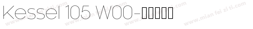 Kessel 105 W00字体转换